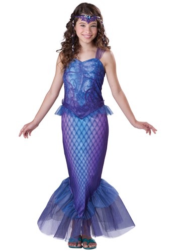 Disfraz de sirena misteriosa tween